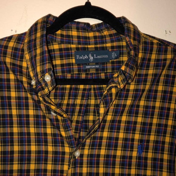 Men’s Ralph Lauren Plaid Button Down - Picture 2 of 2